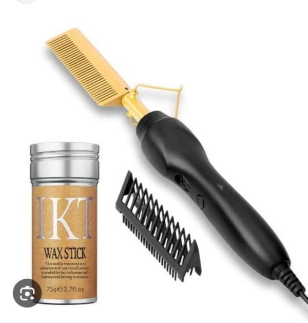 WAX STICK AND HOT COMB