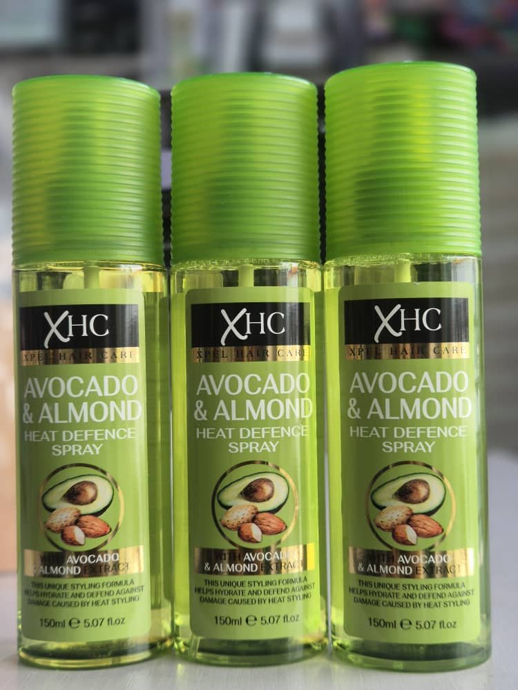 xhc avocado and almond heat defence spray